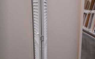 Как сделать жалюзийные двери своими руками