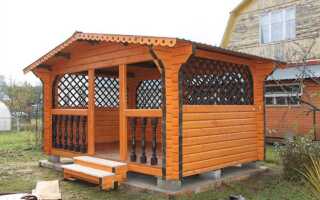 Какой размер бруса выбрать для строительства беседки