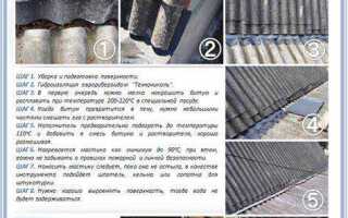 Чем заделать дырку в шифере на крыше