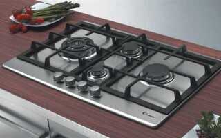 Какие бывают размеры варочных панелей газовых