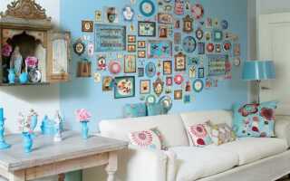 Что повесить на стену в гостиной