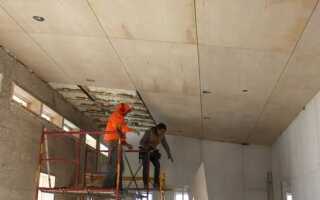 Чем побелить потолок из фанеры