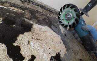 Чем снять битум с бетона