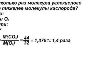 Что тяжелее кислород или углекислый газ