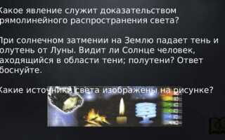 Что такое полутень каким должен быть источник