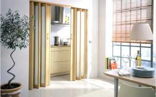 Как установить дверь гармошку своими руками пошаговая инструкция