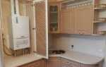 Как спрятать газовый счетчик на кухне фото