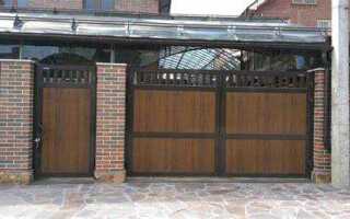 Куда должны открываться ворота в частном доме