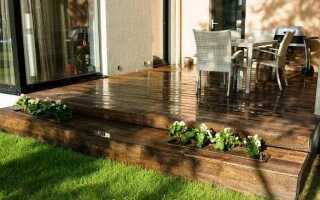 Чем покрасить террасу из дерева на улице