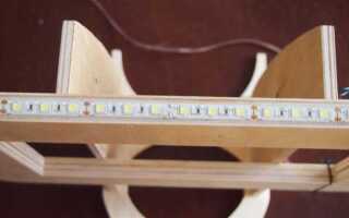 Как прикрепить светодиодную ленту к стене