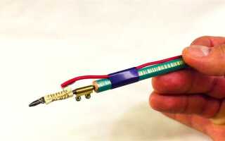 Как из карандаша сделать паяльник