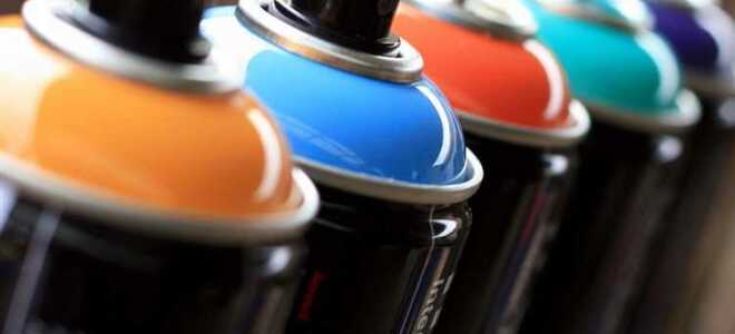 Как красить из баллончика в домашних условиях