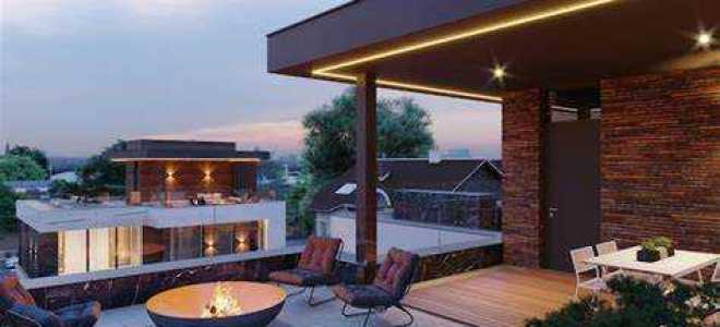 Как называется зона отдыха на крыше