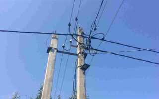 Как убрать электрический столб со своего участка