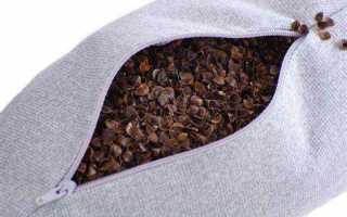 Как постирать подушку из гречневой шелухи в домашних условиях