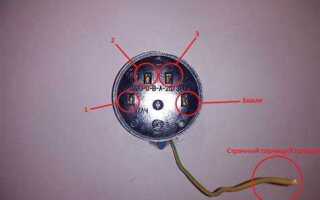 Как подключить розетку с заземлением к трем проводам