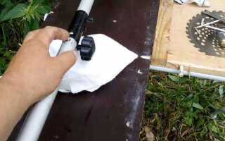 Как смазать вал в штанге триммера