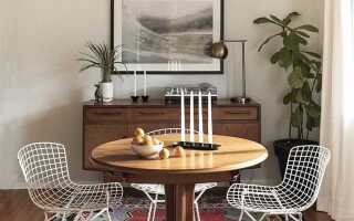 Как оформить стену на кухне над обеденным столом