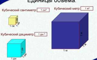 3 куба это сколько метров
