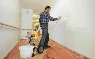 Как пользоваться краскопультом для покраски стен