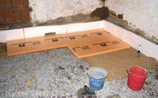 Какой пеноплекс для теплого пола под стяжку