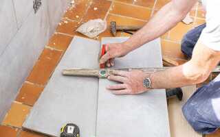 Как пользоваться ручным плиткорезом для плитки