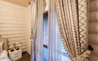 Какие шторы подойдут в деревянном доме