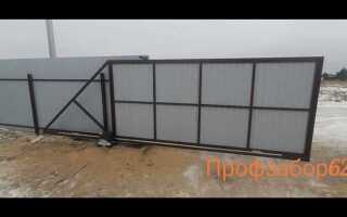 Чем смазать откатные ворота на зиму