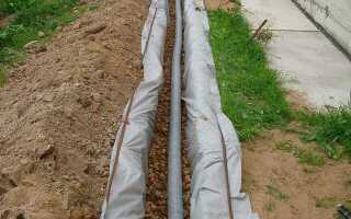 На какую глубину закладывать дренажную трубу