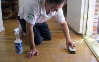 Чем мыть полы после покраски чтобы не прилипал