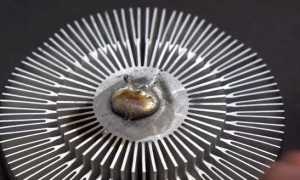 Как понять что термопаста высохла