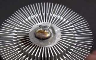 Как понять что термопаста высохла