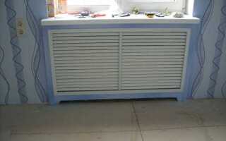 Как закрыть батарею в комнате красиво своими руками