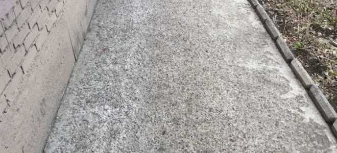 Крошится бетон после зимы что делать