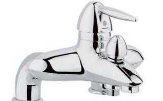 Как вытащить переключатель душа из смесителя grohe