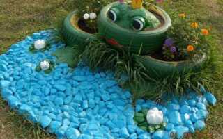 Чем можно вырезать шины под клумбы