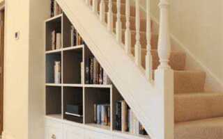 Пространство под лестницей как можно оформить