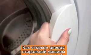 В какую сторону открывается стиральная машина