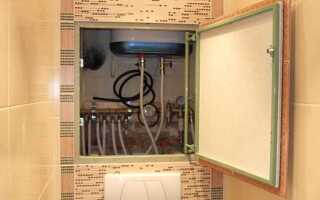 Как закрыть сантехнический шкаф в ванной