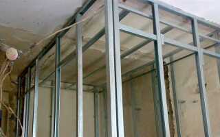 Как крепить профиль под гипсокартон