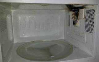 Чем покрасить микроволновку внутри если облупилась эмаль