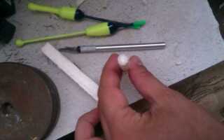 Как сделать поплавок из ручки