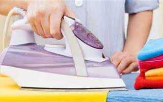 Как очистить утюг от полиэтилена