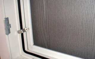 Как установить москитную сетку на пластиковое окно