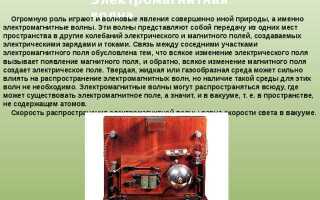 Где могут распространяться электромагнитные волны