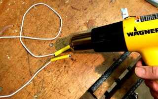 Как работать с термоусадочной трубкой