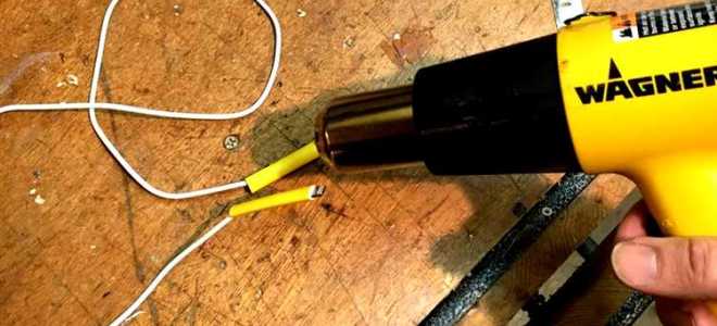 Как работать с термоусадочной трубкой