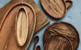 Посуда из дерева как сделать