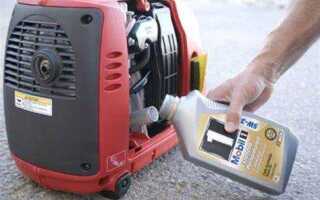 Масло в бензиновый генератор 4 тактный какое заливать