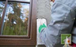 Чем замазать пену после установки пластиковых окон